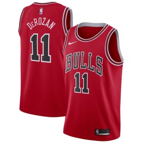 Dres Chicago Bulls Demar Derozan 11 Nike 2022-23 Icon Edition Crvena Swingman